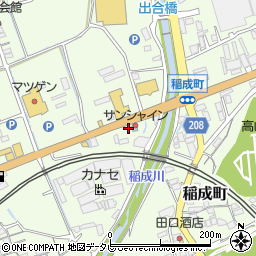 和歌山県田辺市稲成町231周辺の地図