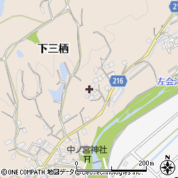 和歌山県田辺市下三栖992周辺の地図