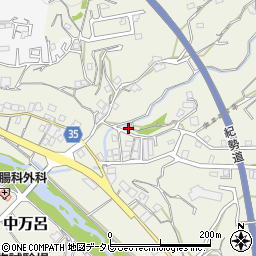 和歌山県田辺市中万呂370周辺の地図
