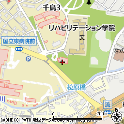 福岡東医療センター体育館周辺の地図