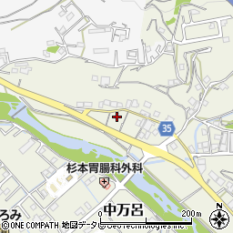和歌山県田辺市中万呂180周辺の地図