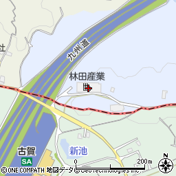 福岡県福津市舎利蔵265周辺の地図