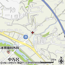 和歌山県田辺市中万呂256周辺の地図