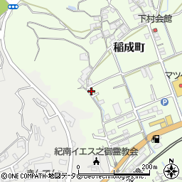 和歌山県田辺市稲成町102周辺の地図