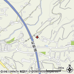 和歌山県田辺市中万呂772-2周辺の地図