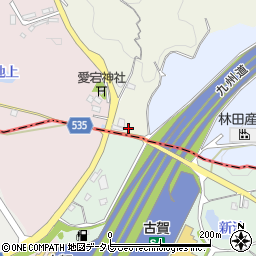 福岡県福津市内殿1489周辺の地図