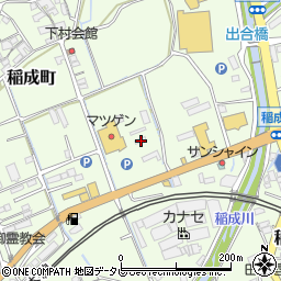 和歌山県田辺市稲成町182周辺の地図