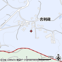 福岡県福津市舎利蔵75周辺の地図