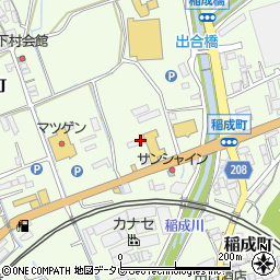 和歌山県田辺市稲成町237周辺の地図