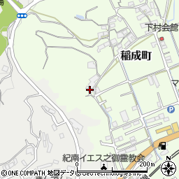 和歌山県田辺市稲成町3092周辺の地図
