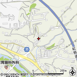 和歌山県田辺市中万呂266周辺の地図