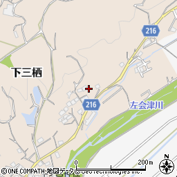 和歌山県田辺市下三栖1030周辺の地図