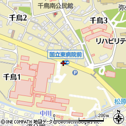 福岡東医療センター正門前周辺の地図