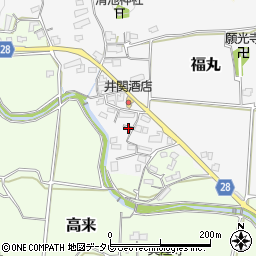 福岡県行橋市福丸周辺の地図