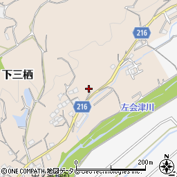 和歌山県田辺市下三栖1058-1周辺の地図