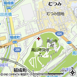和歌山県田辺市稲成町385周辺の地図