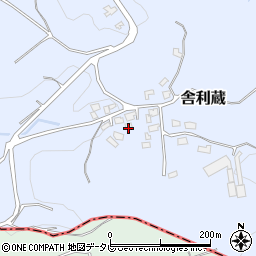福岡県福津市舎利蔵79周辺の地図