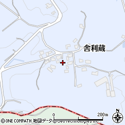 福岡県福津市舎利蔵80周辺の地図