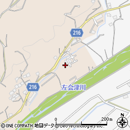 和歌山県田辺市下三栖1141-1周辺の地図