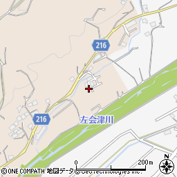和歌山県田辺市下三栖1135-14周辺の地図