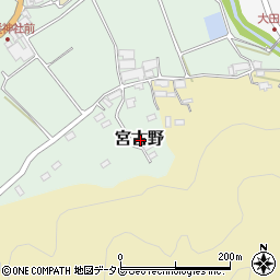 高知県土佐郡土佐町宮古野周辺の地図