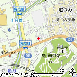 和歌山県田辺市稲成町312周辺の地図