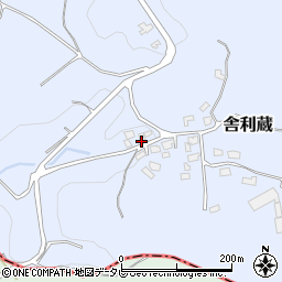 福岡県福津市舎利蔵171周辺の地図