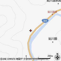 和歌山県田辺市鮎川879周辺の地図