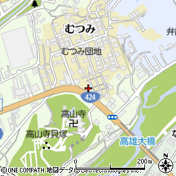 和歌山県田辺市むつみ6周辺の地図