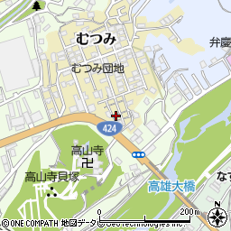 和歌山県田辺市むつみ7周辺の地図