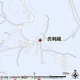 福岡県福津市舎利蔵周辺の地図