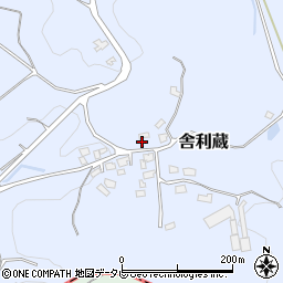 福岡県福津市舎利蔵164周辺の地図