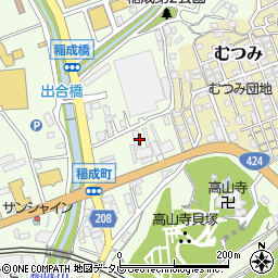和歌山県田辺市稲成町313周辺の地図
