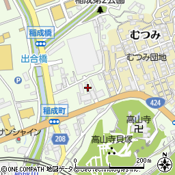 和歌山県田辺市稲成町314周辺の地図