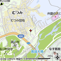 和歌山県田辺市稲成町449周辺の地図