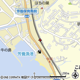 和歌山県田辺市芳養松原2丁目1周辺の地図