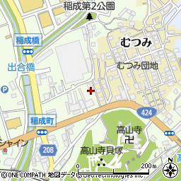 和歌山県田辺市稲成町316周辺の地図