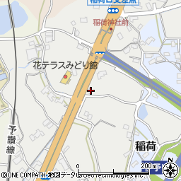 愛媛県伊予市市場237-3周辺の地図