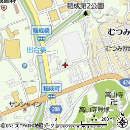 和歌山県田辺市稲成町296周辺の地図