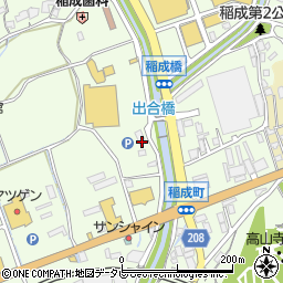 和歌山県田辺市稲成町247周辺の地図