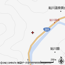 和歌山県田辺市鮎川895周辺の地図