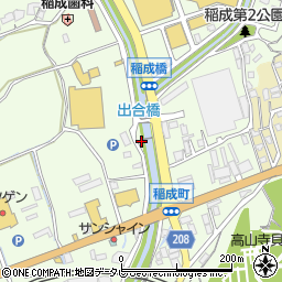 和歌山県田辺市稲成町276周辺の地図
