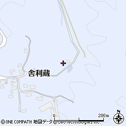 福岡県福津市舎利蔵133周辺の地図