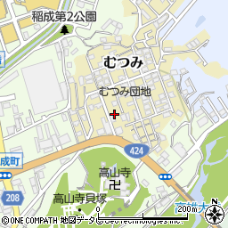 和歌山県田辺市むつみ2周辺の地図