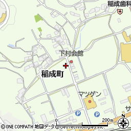 和歌山県田辺市稲成町119周辺の地図