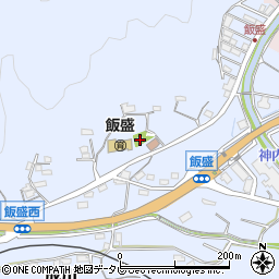 飯盛神社周辺の地図