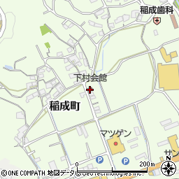 和歌山県田辺市稲成町124周辺の地図