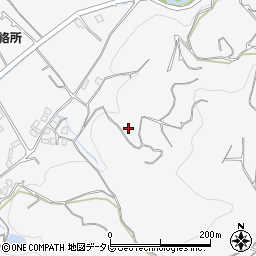 和歌山県田辺市中三栖周辺の地図