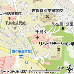 福岡県身体障害者リハビリテーションセンター周辺の地図