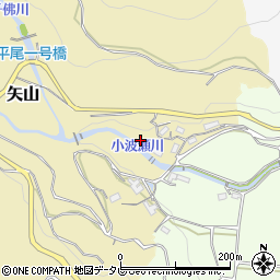 福岡県行橋市矢山周辺の地図